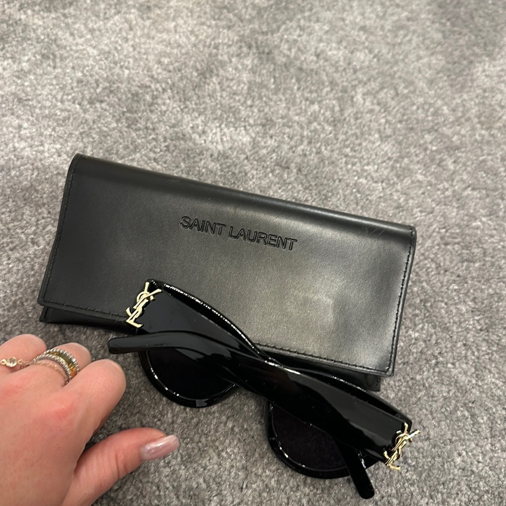 Saint Laurent sunglasses with case
